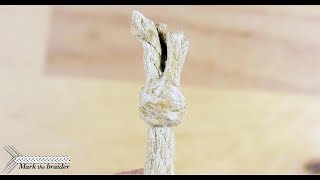 Securing rope ends- Matthew Walker knot