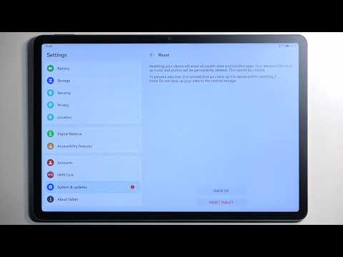 How to Perform a Hard Reset on Huawei MatePad 11.5 via Settings?