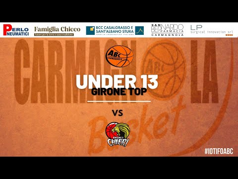 Under 13: ABC Carmagnola - Basket Chieri