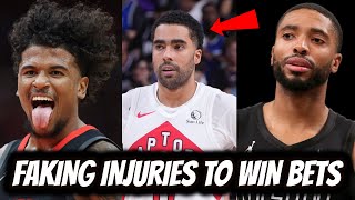 Raptors Player CAUGHT Faking Injuries To Win BETS + Rockets Trading Jalen Green For Mikal Bridges!?