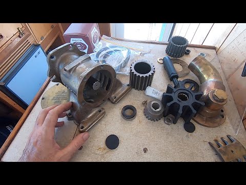 Jabsco pump service and hull inspection