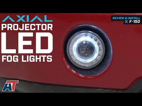 2006-2008 F150 Axial Clear Projector LED Fog Lights Review & Install
