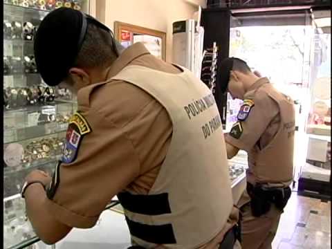 BANDIDO ASSALTA UMA LOJA DE JÓIAS NA AV BRASIL EM MARINGÁ LEVA SEMI JÓIAS E UMA PEQUENA QUANTIA