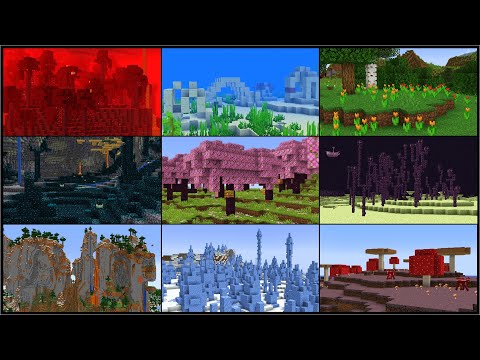 INSANE!!! Minecraft 1.20 ALL Biomes! MaxStuff