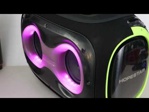 test hopestar partybox (120watt)