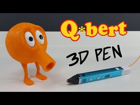 Q*bert - game from the 80's - 3D pen