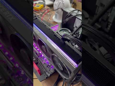ASUS RTX 5090 아스트랄 고주파음 간단 검증