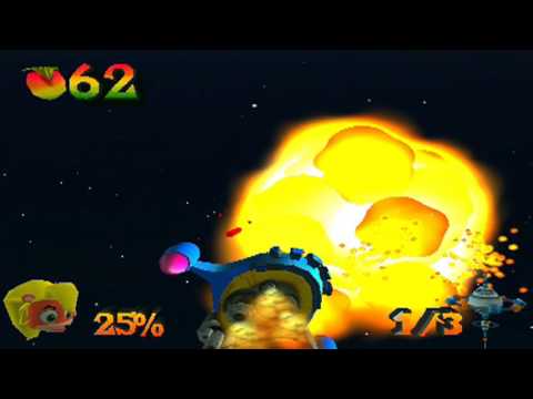 Crash Bandicoot: The Wrath of Cortex - Level 18: Crashteroids (Crystal/Gem)