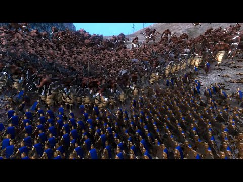 ►UEBS◄ 10.000 Golden Knights vs 1.000 Minotaurs | Ultimate Epic Battle Simulator