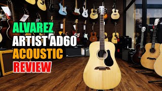 Video thumbnail for Alvarez Artist Series AD60 : Best Professional Acoustic Guitar 2025 by Musical Instrument