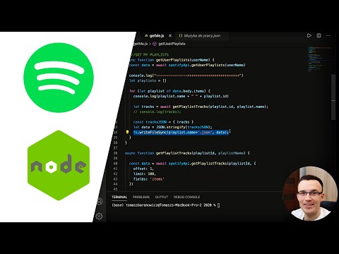 Spotify API in JavaScript Tutorial - Playlist Export thumbnail