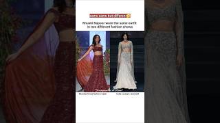 Download lagu Khushi Kapoor wore the same outfit in two different fashion shows💫 #shorts #khushikapoor #bollywood mp3