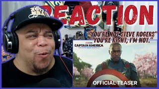 CAPTAIN AMERICA: BRAVE NEW WORLD TEASER | REACTION | NONPFIXION