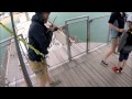 Alfie & Archie take the Zip wire from Bournemouth Pier - PIERZIP RockReef