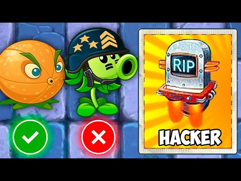 PvZ 2 All Plants With 1 Plant Food Vs Gravestone NOOB - PRO - HACKER Who Will Win?