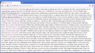 jQuery Tutorial - 190 - DIV that follows down screen