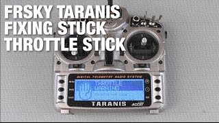 FrSky Taranis How to Fix the Stuck Throttle - No More Throttle Warnings!