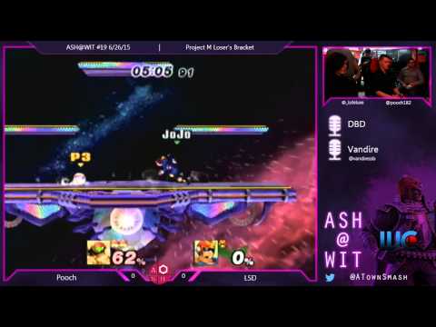 Pooch (Samus) vs LSD (Falcon) - PM Loser's Bracket ASH@WIT 6/26/15