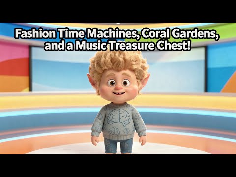Fashion Time Machines, Coral Gardens, and a Music Treasure Chest!