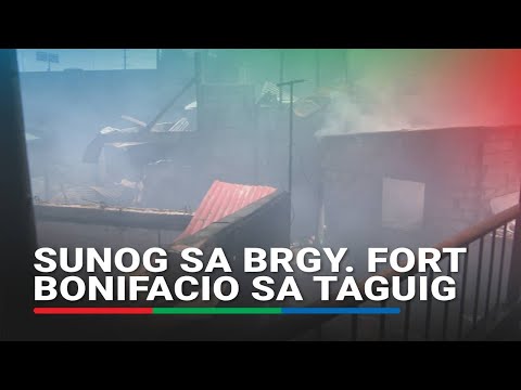 Sunog sa Brgy. Fort Bonifacio sa Taguig