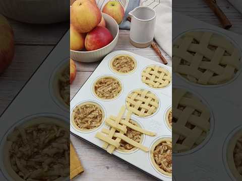 Mini Apple 🍎 Pie #autumn #baking #foodie #recipes #applepie
