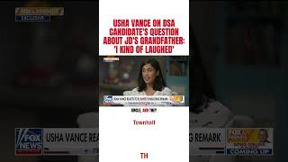 🚨 Usha Vance Answers Abdul El-Sayed's Question About JD Vance's Grandfather