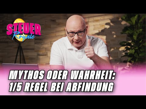 Muss ich bei der Fünftelregelung die Abfindung über 5 Jahre auszahlen lassen?