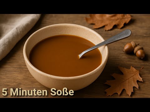  5-Minuten Bratensoße ohne Bratenfond, aber mega lecker 🤤 & perfekt zu Fleisch, Kartoffeln 🥔 & mehr!