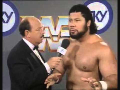 Haku speaks Tongan at UK Rampage '91