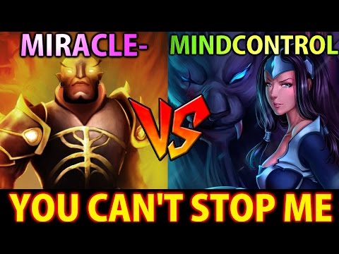 Miracle- [Ember Spirit] vs Mind_Control [Mirana]- Dota 2: You Can't Stop Me