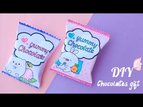 how to make chocolate gift idea / DIY paper gift idea / Paper craft idea / Chocolate gift ideas -DIY
