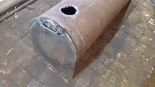 Как сделать банную печь из трубы