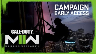 Небольшой тизер сюжетной кампании шутера Call of Duty: Modern Warfare II