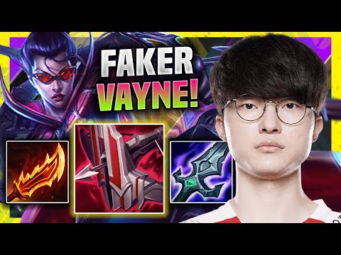 FAKER IS A MONSTER WITH VAYNE! - T1 Faker Plays Vayne Mid vs Sett! | Season 11