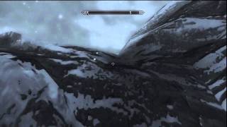 Skyrim - Ebony Ore + Malachite Ore veins on Throat of the World [HD]