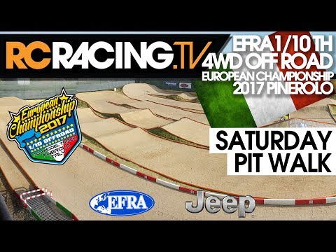 EFRA 1/10th 4WD Off Road Euros 2017 - Saturday Pit Walk