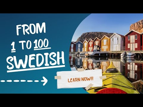Count in SWEDISH from 1 to 100 #howto #counting #swedish