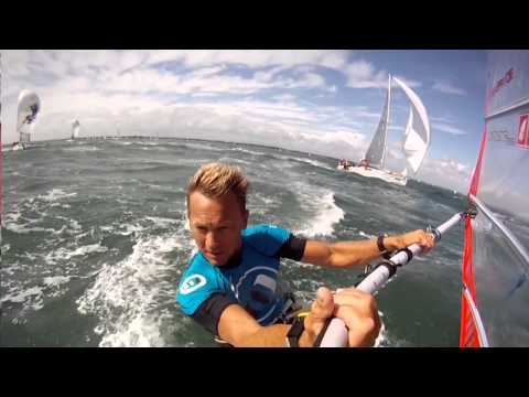 Guy Cribb- Windsurfer vs Extreme 40, 2011