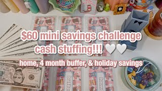 mini savings challenge stuffing! 🧚🏼‍♀️ low income ways to save