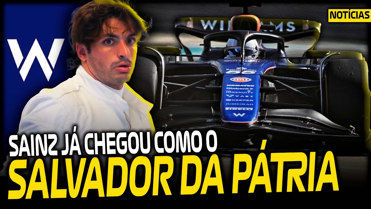 SAINZ CHEGOU CAUSANDO NA WILLIAMS / ANTONELLI / ASTON MARTIN / SUPER LANÇAMENTO E PROMOÇÃO
