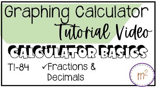 Ti 84 Calculator Help: Fractions and Decimals