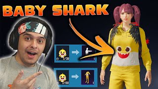 BABY SHARK IN PUBG MOBILE? - Get FREE emotes and skins!!
