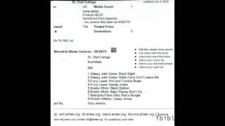 Memphis Blues Caravan 01 Sleepy John Estes   Black Night