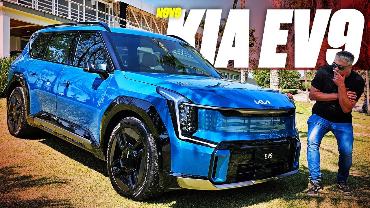 Novo Kia EV9 2025 - O MELHOR CARRO DO MUNDO? CONHEÇA TUDO DO SUV GIGANTE QUE CHEGA AQUI EM DEZEMBRO!