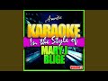 Mary Jane (All Night Long) (In the Style of Mary J. Blige) (Karaoke Version)