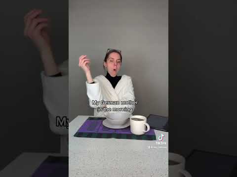 My German mother in the morning #shorts