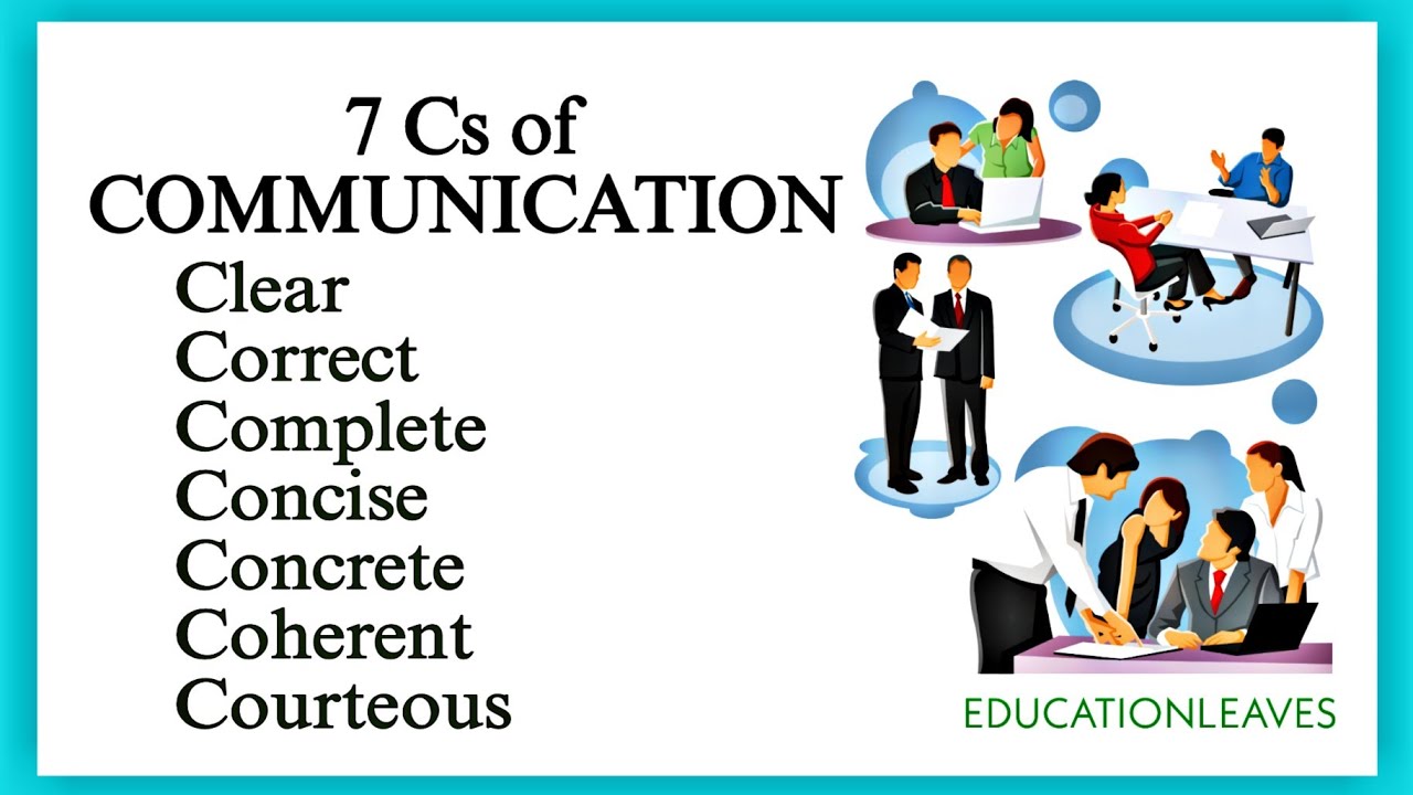 7 Cs of communication / 7 principles of effective communication | Communication part-3