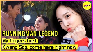 Download lagu [RUNNINGMAN THE LEGEND]My fingers hurt Kwang Soo, come here right now(ENGSUB) mp3