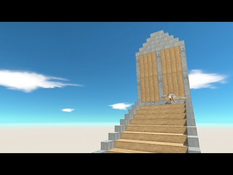 Stair to Gate of Truth Fight by 3 Knights vs ALL UNITS Animal Revolt Battle Simulator