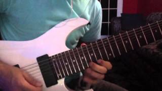 Haken - Eternal rain guitar solos cover